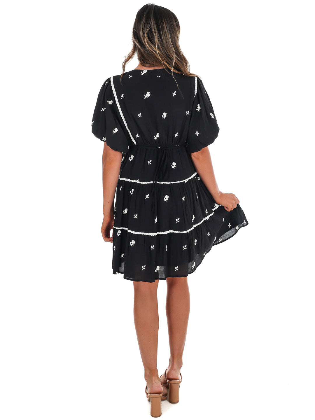 Love Without End Floral Embroidered Dress