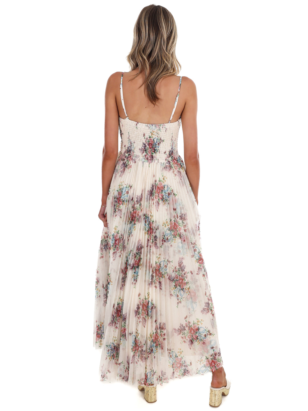 Forever in Bloom Floral Tulle Maxi Dress