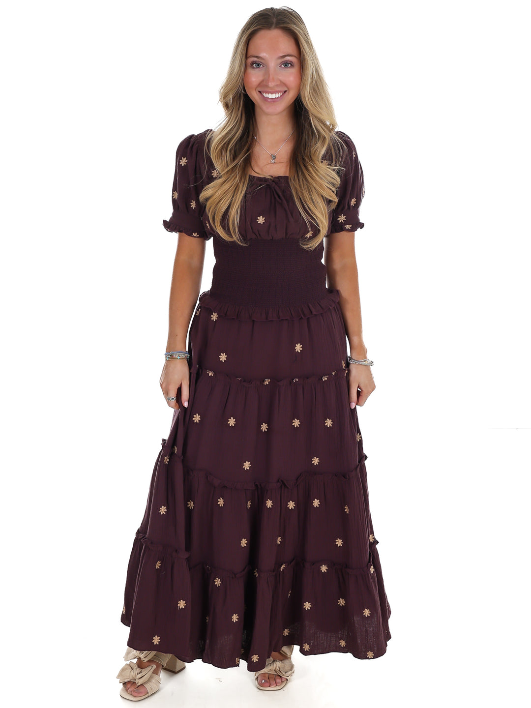 Ever So Sweet Embroidered Skirt Set