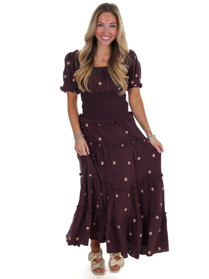 Ever So Sweet Embroidered Skirt Set