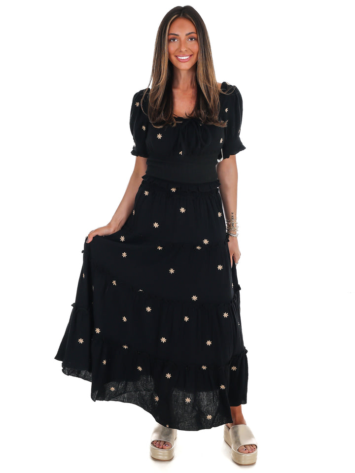 Ever So Sweet Embroidered Skirt Set