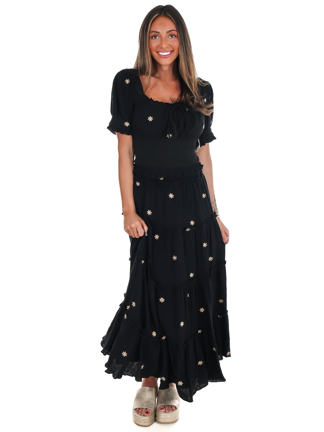 Ever So Sweet Embroidered Skirt Set