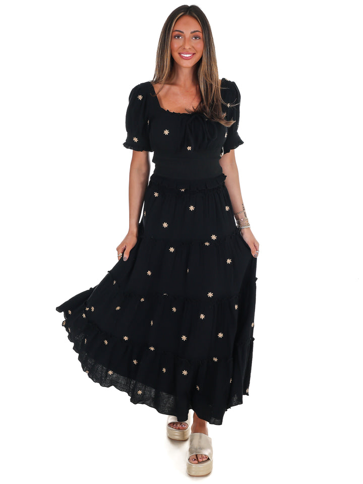 Ever So Sweet Embroidered Skirt Set