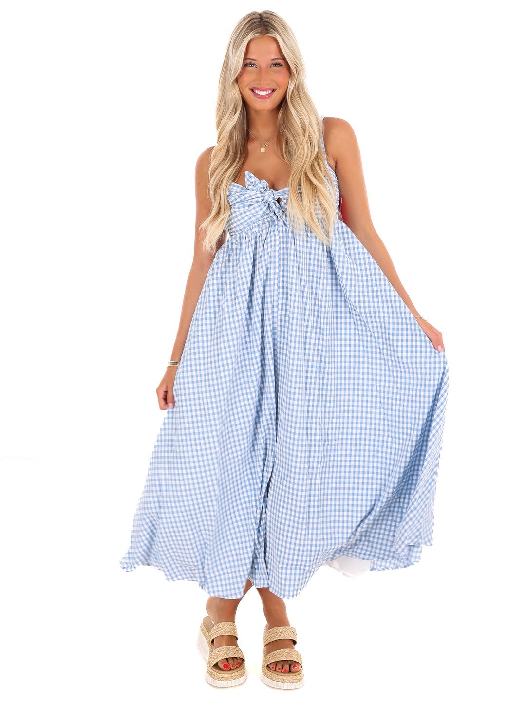 BuddyLove Kenny Blue Moon Maxi Dress