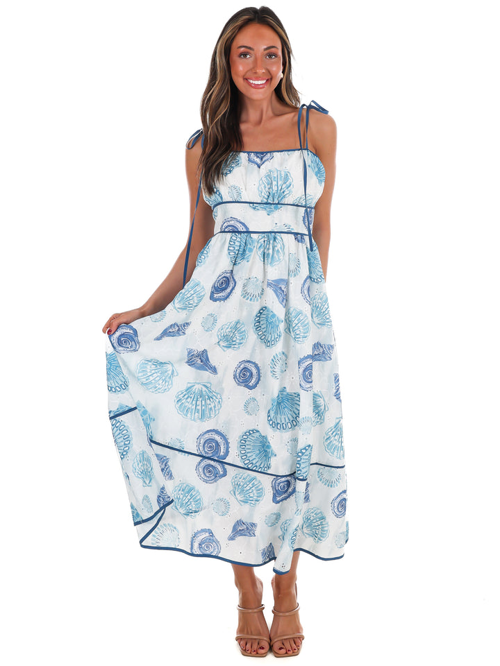 On the Seashore Midi Dress