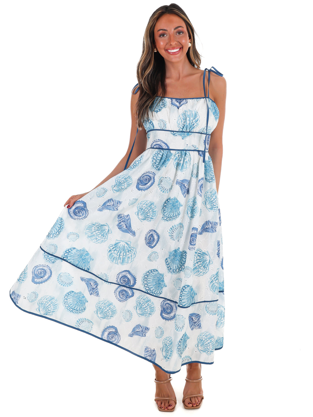 On the Seashore Midi Dress