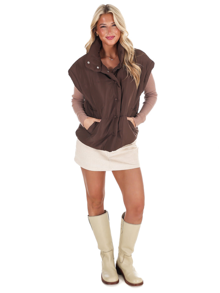 Oversized Puffer Vest Doorbuster