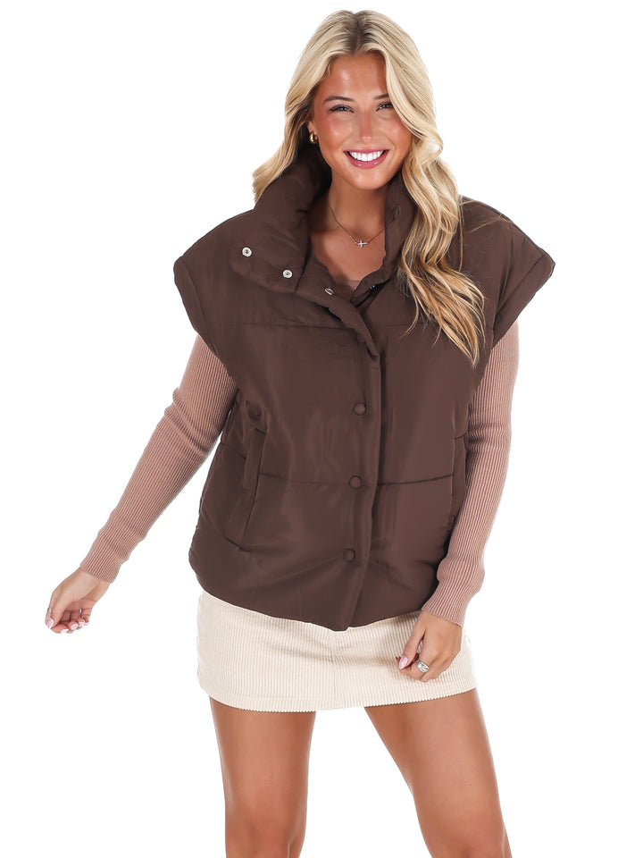 Oversized Puffer Vest Doorbuster