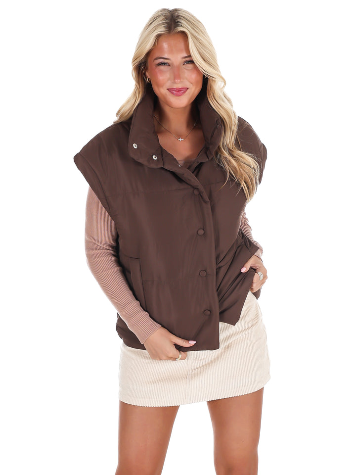 Oversized Puffer Vest Doorbuster