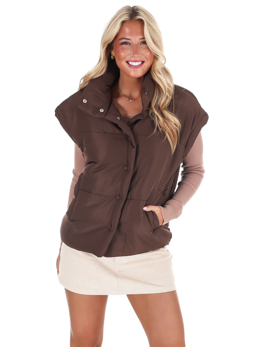 Oversized Puffer Vest Doorbuster