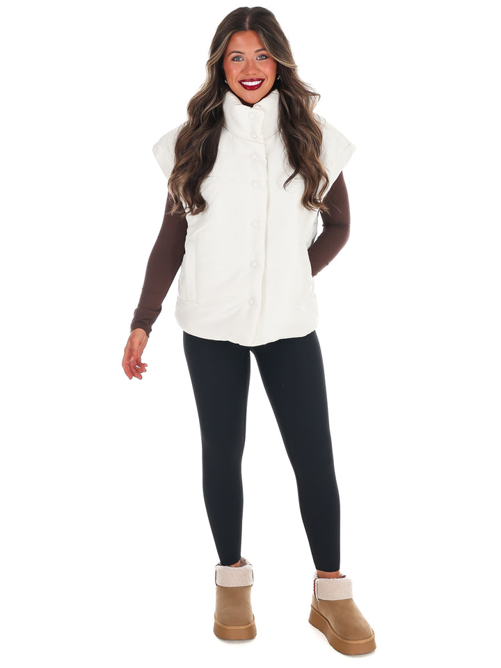 Oversized Puffer Vest Doorbuster