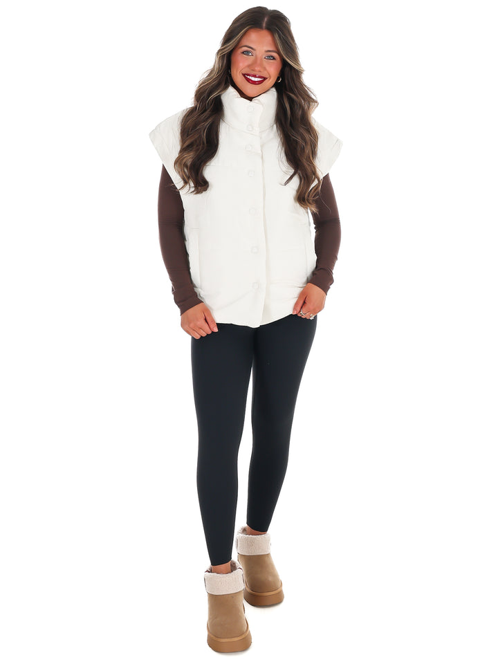 Oversized Puffer Vest Doorbuster