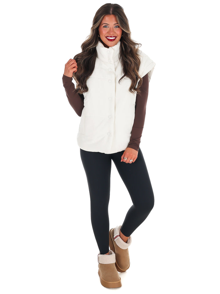 Oversized Puffer Vest Doorbuster