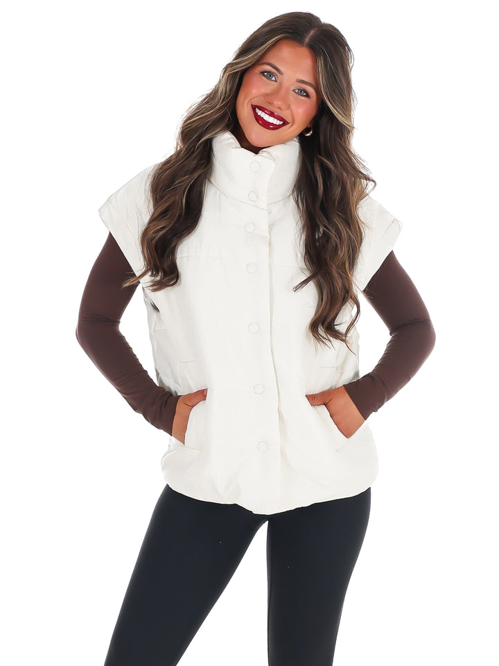 Oversized Puffer Vest Doorbuster