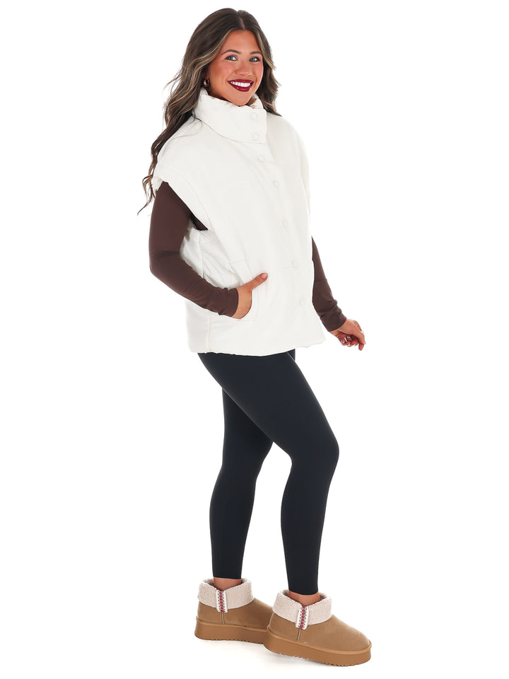 Oversized Puffer Vest Doorbuster