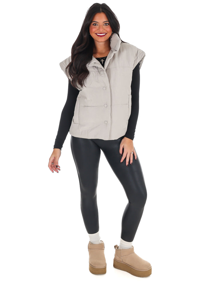 Oversized Puffer Vest Doorbuster