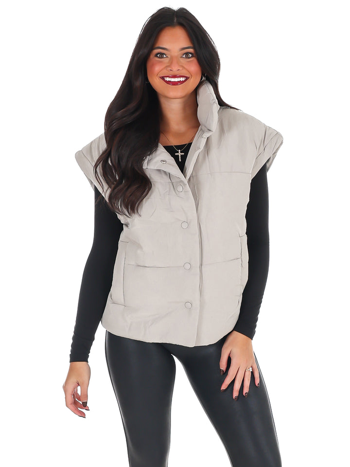 Oversized Puffer Vest Doorbuster