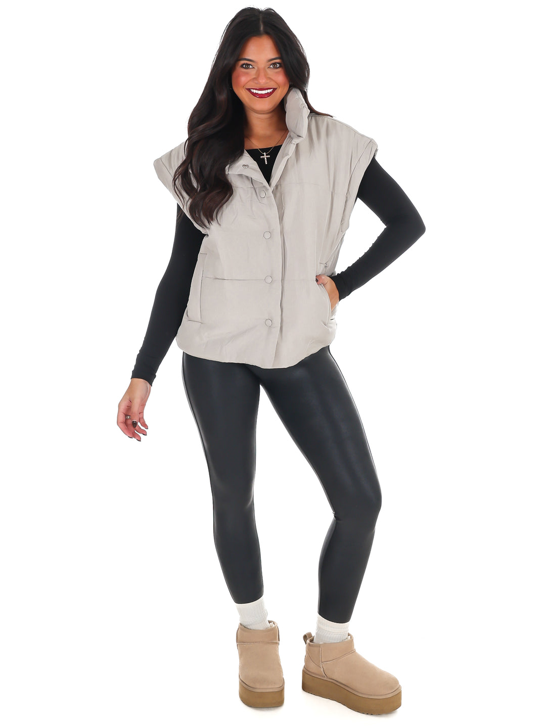 Oversized Puffer Vest Doorbuster