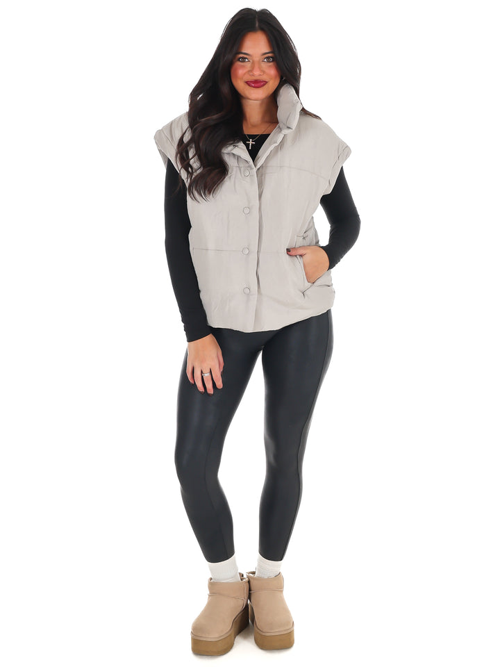 Oversized Puffer Vest Doorbuster