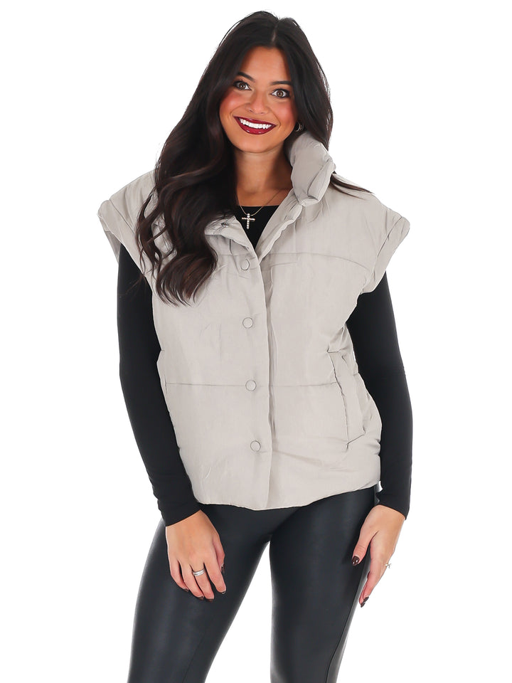 Oversized Puffer Vest Doorbuster