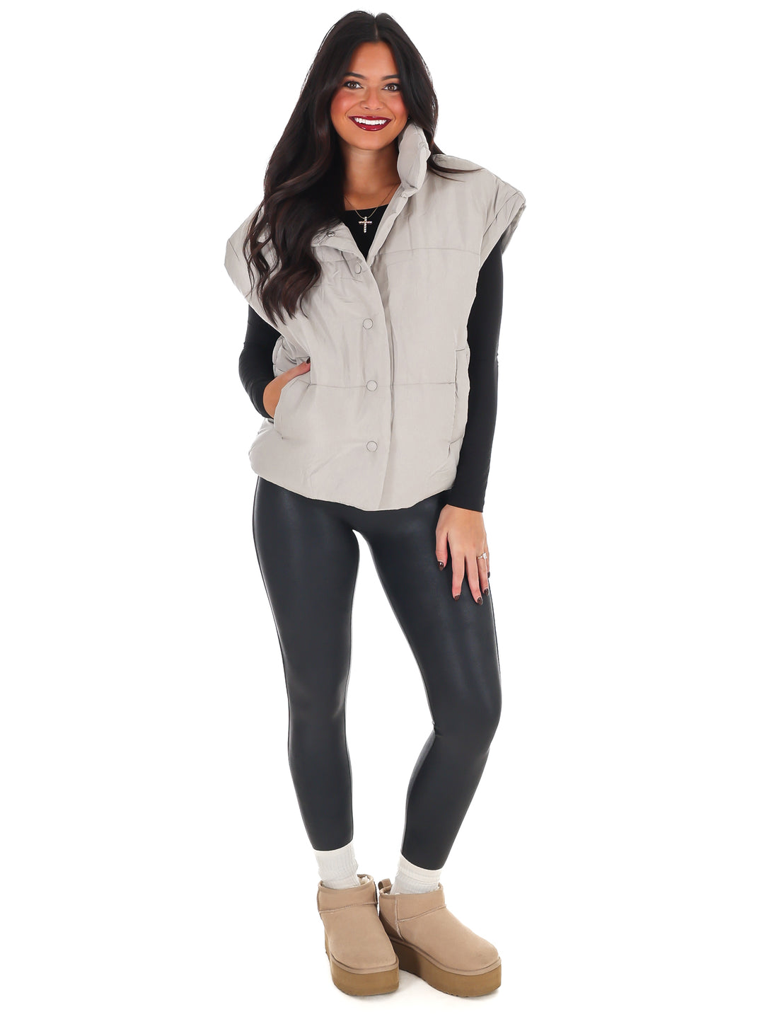 Oversized Puffer Vest Doorbuster