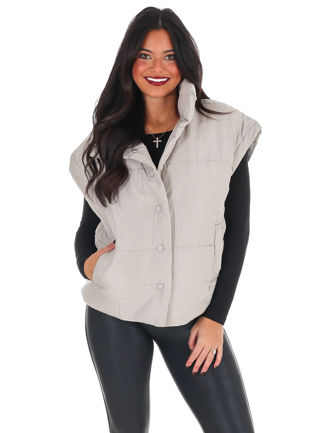 Oversized Puffer Vest Doorbuster