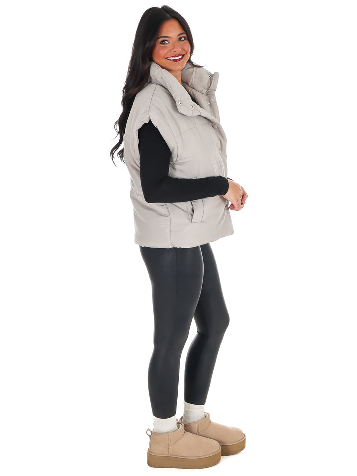 Oversized Puffer Vest Doorbuster