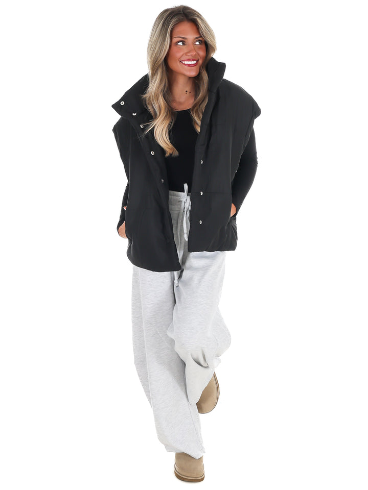 Oversized Puffer Vest Doorbuster