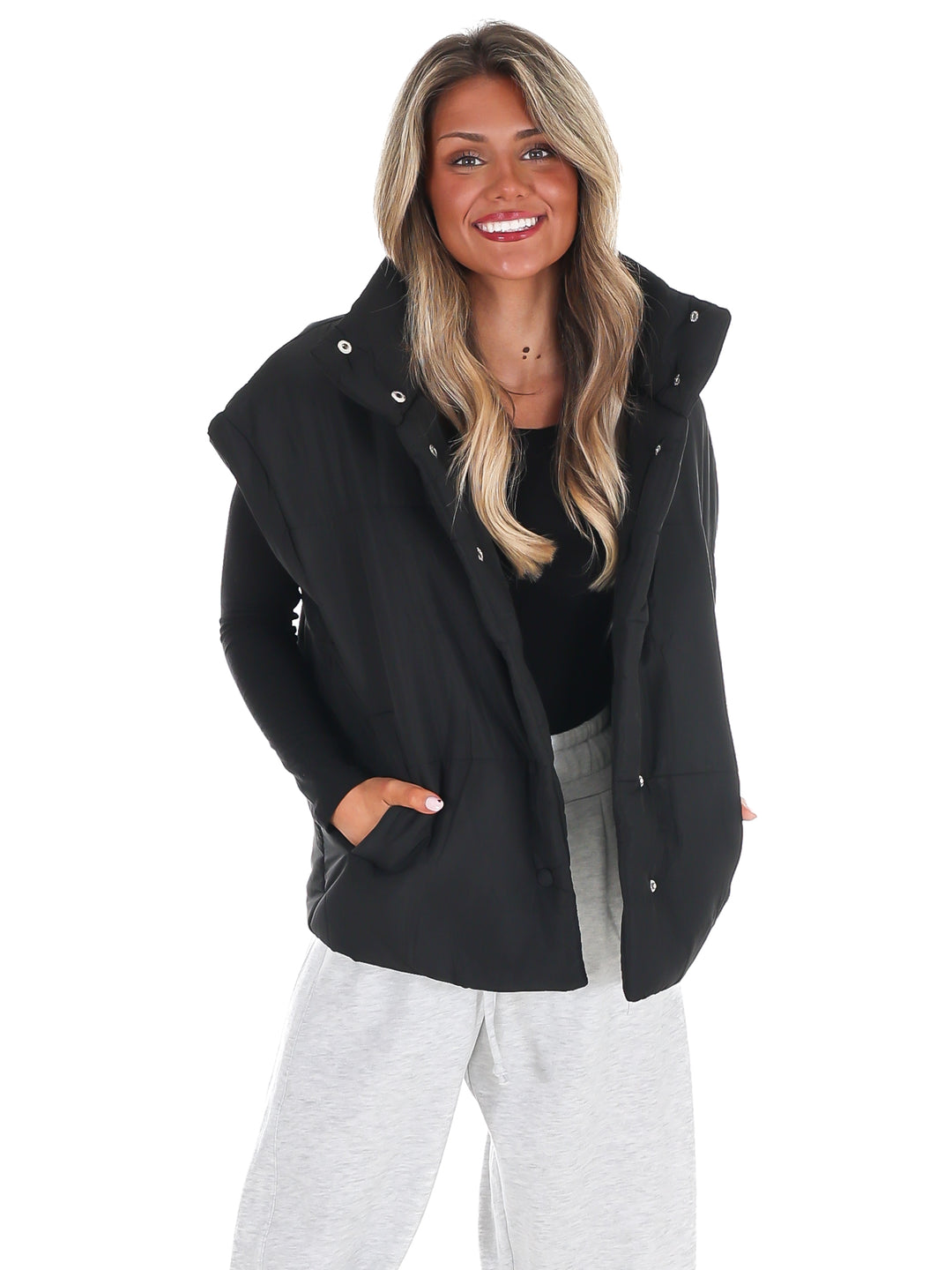 Oversized Puffer Vest Doorbuster