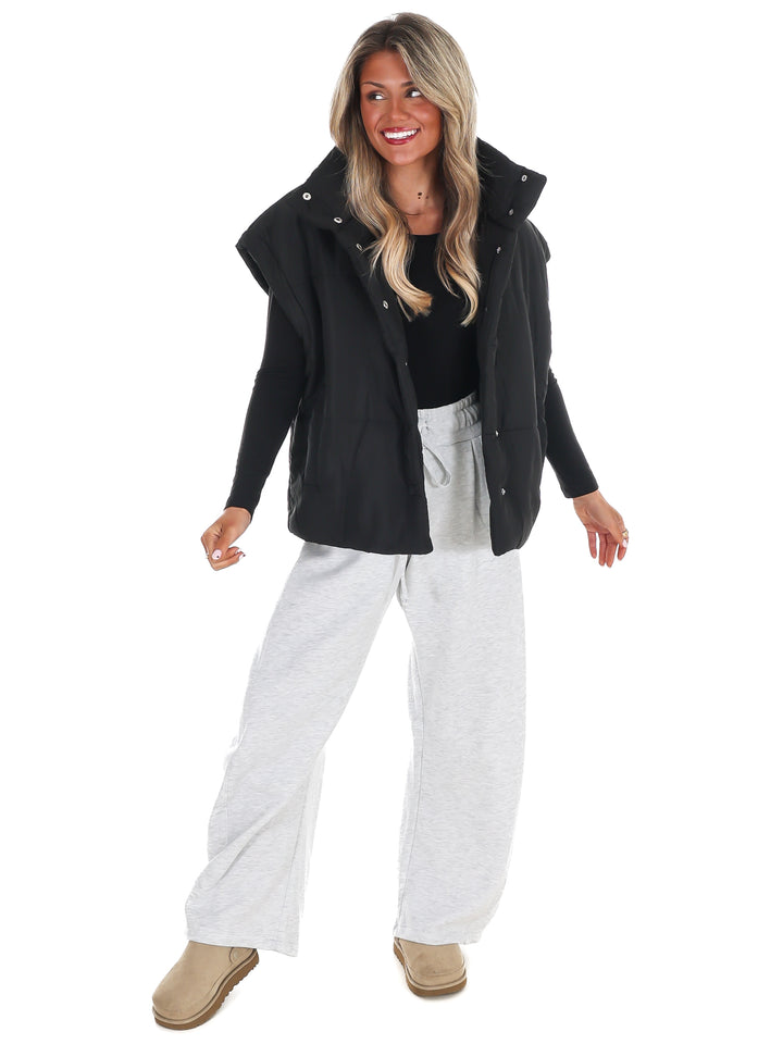 Oversized Puffer Vest Doorbuster