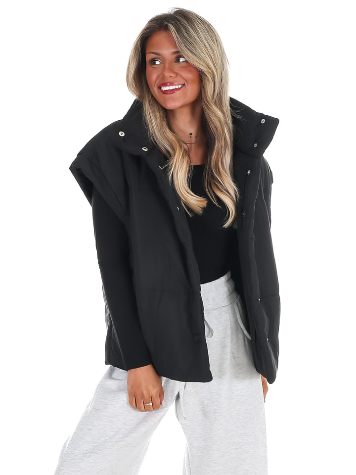 Oversized Puffer Vest Doorbuster