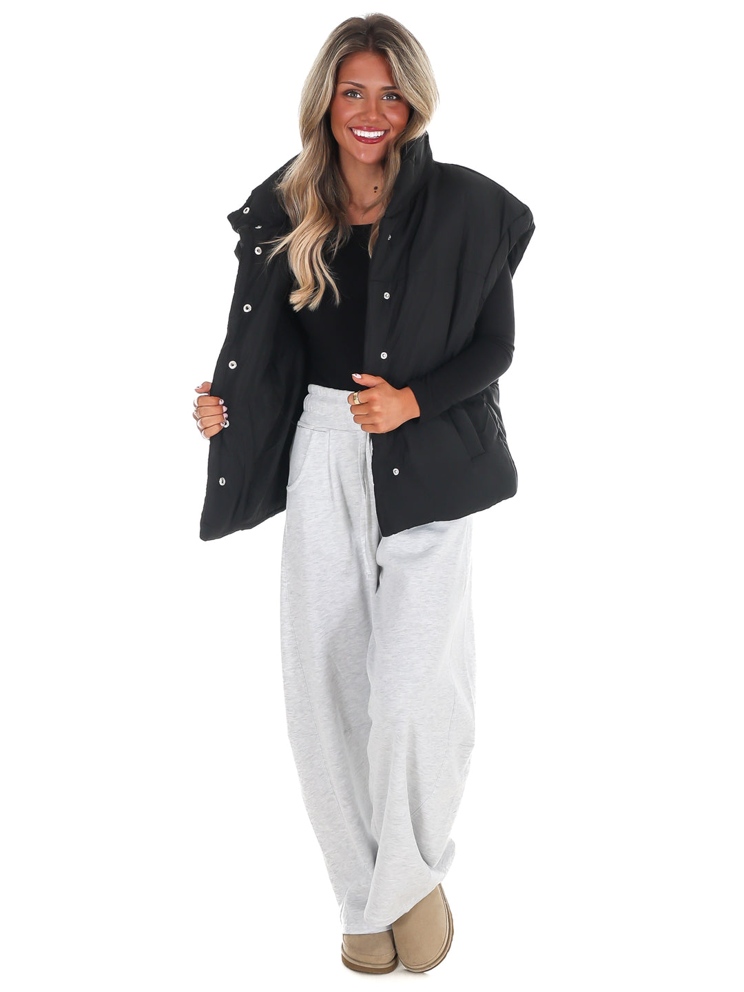 Oversized Puffer Vest Doorbuster