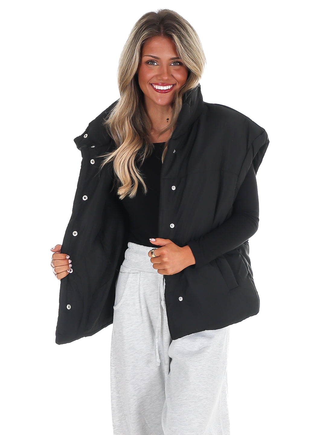 Oversized Puffer Vest Doorbuster