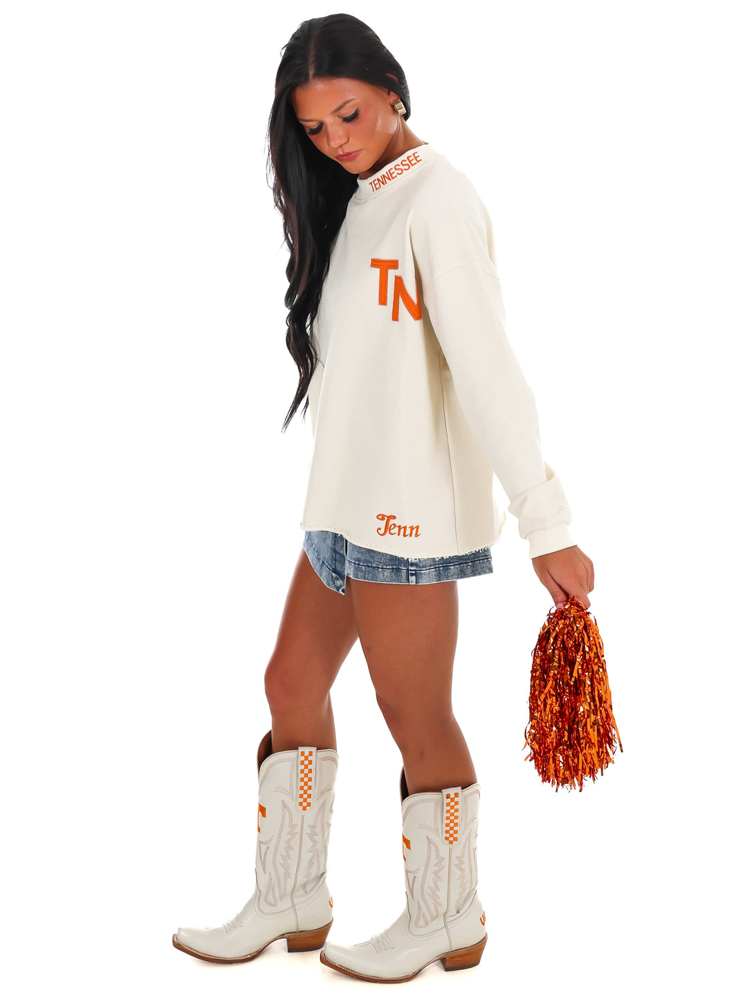 Tenn Print Pullover Sweater