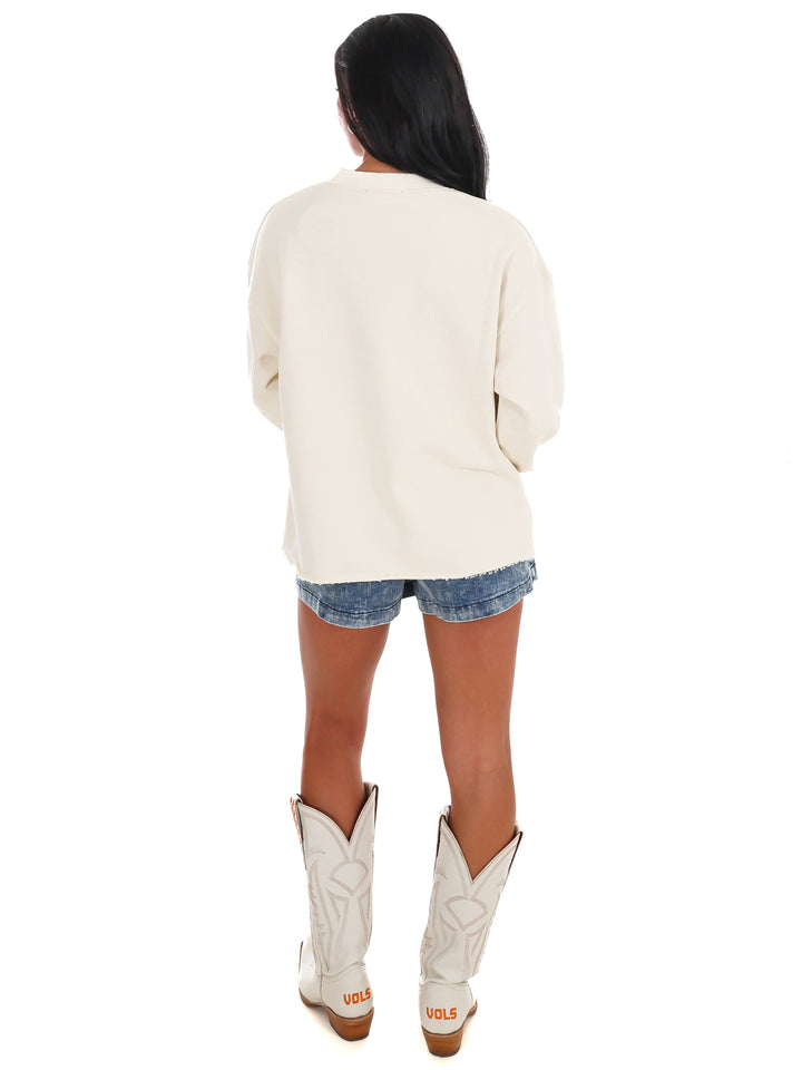 Tenn Print Pullover Sweater