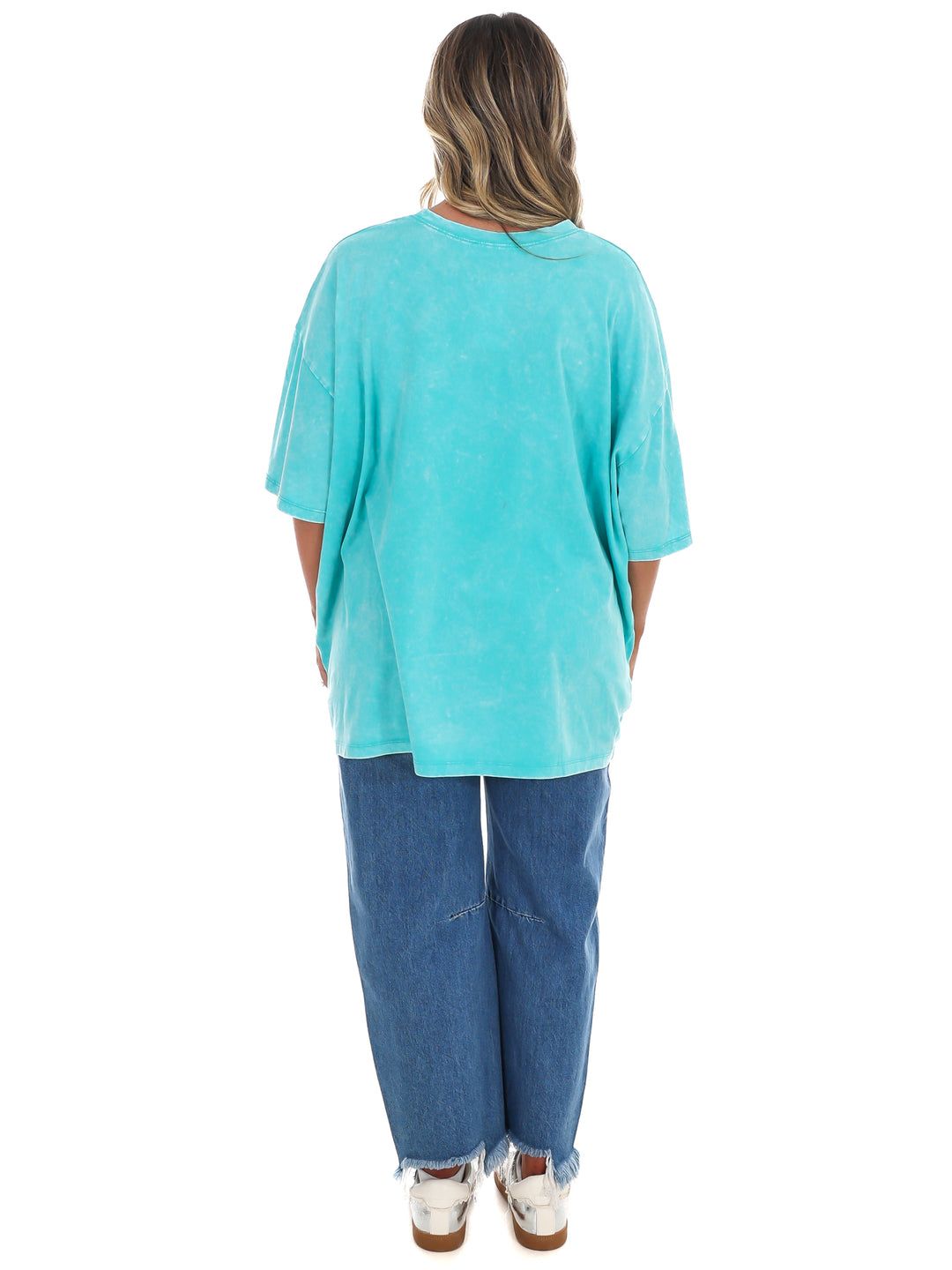 Playing Games Acid Wash Boyfriend Tee