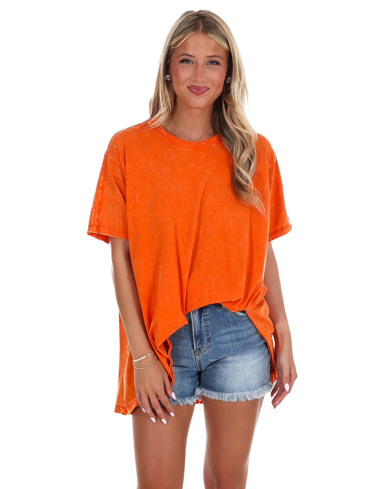 Falling Away Oversized Top