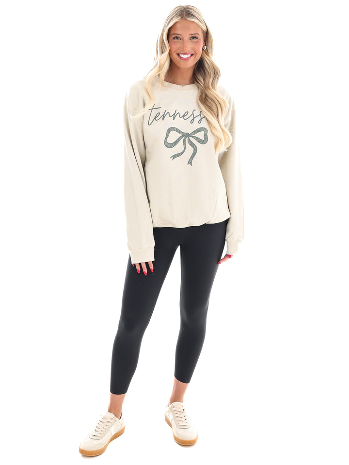 Camo Tennessee Coquette Bow Sweatshirt