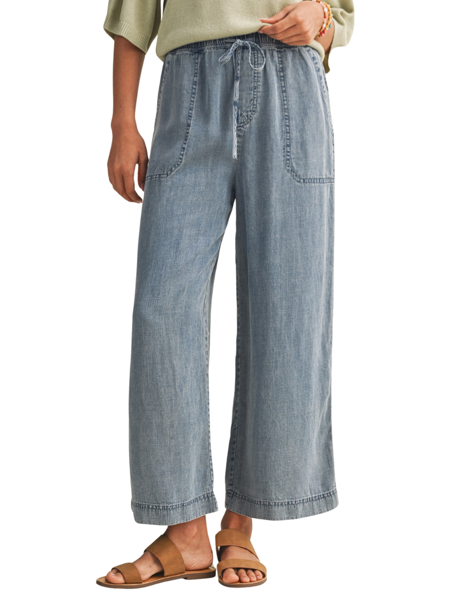 Someone Else Cropped Denim Pants