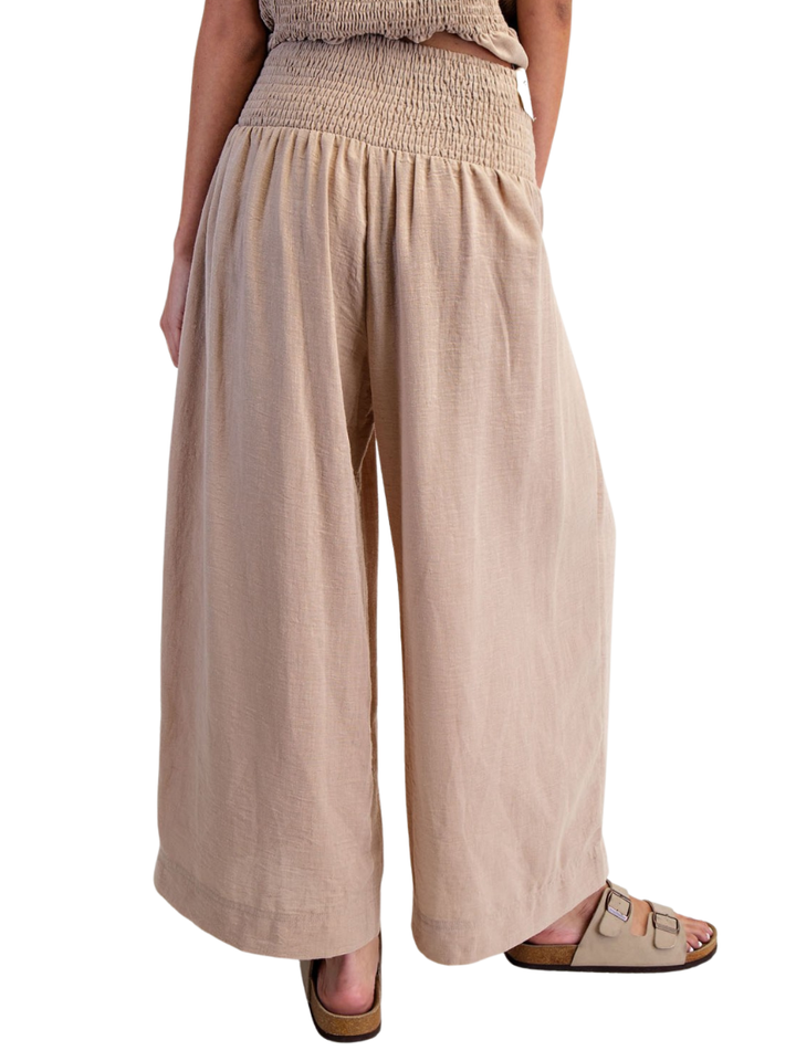 Riviera Wide Leg Cropped Pants