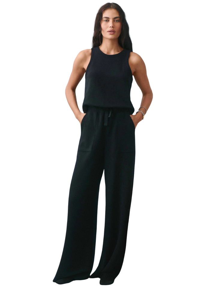 Spanx AirEssentials French Rib Sleeveless Jumpsuit