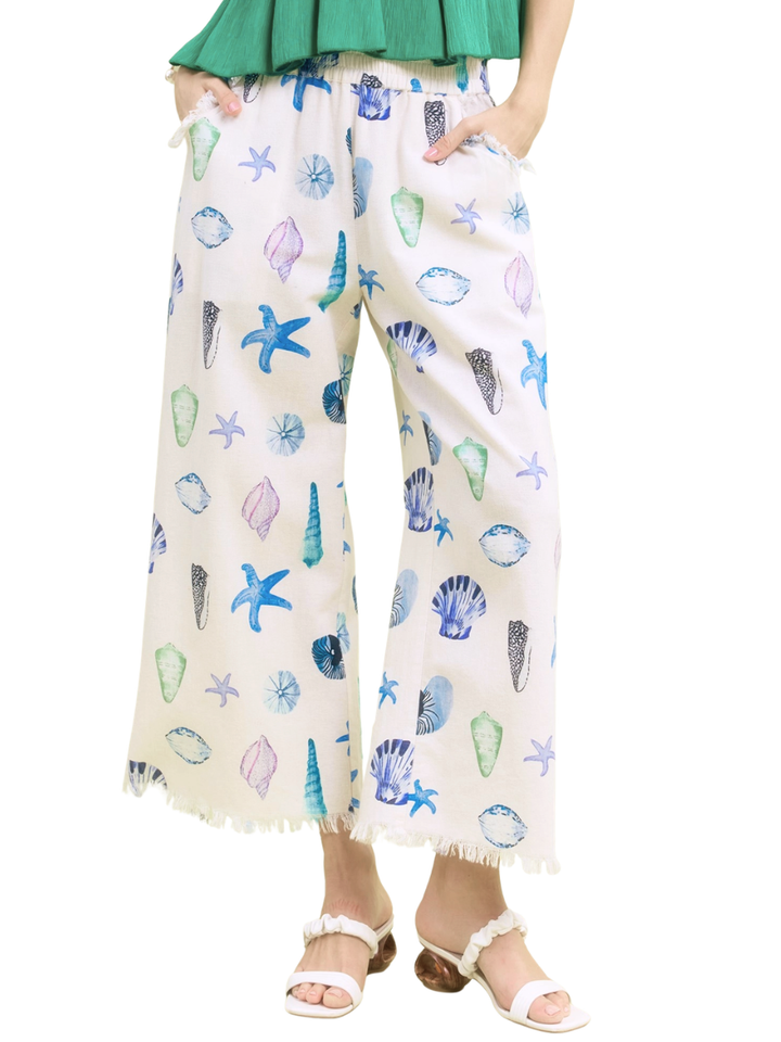 Seashell Story Wide Leg Pants