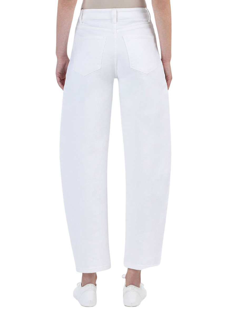 Super High Rise Panel Barrel Jeans