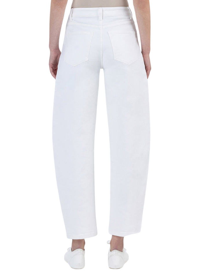 Super High Rise Panel Barrel Jeans