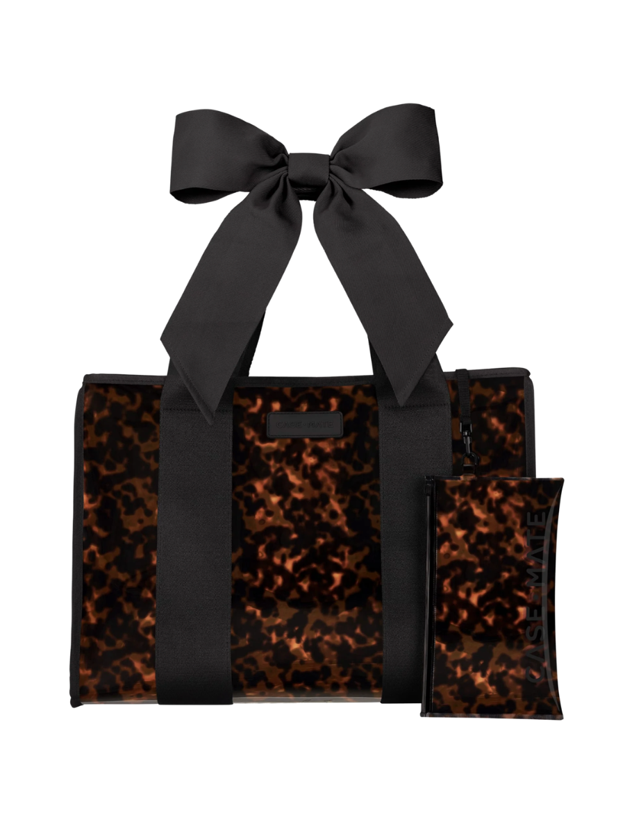 Case-Mate Tortoiseshell Bow Jelly Tote Bag
