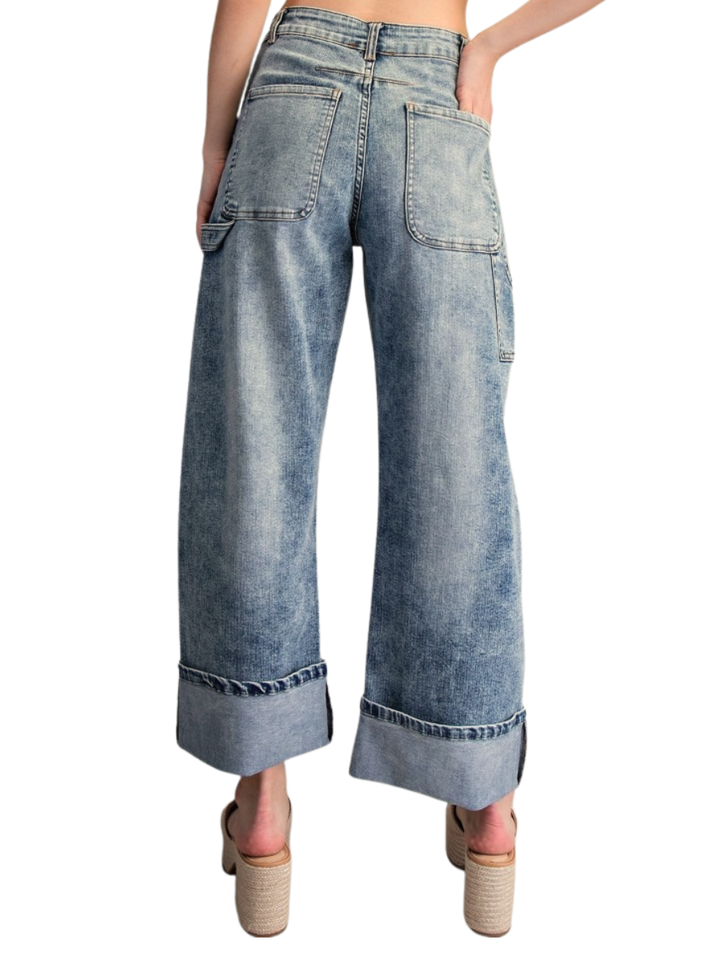Runaround Rolled Up Hem Jeans