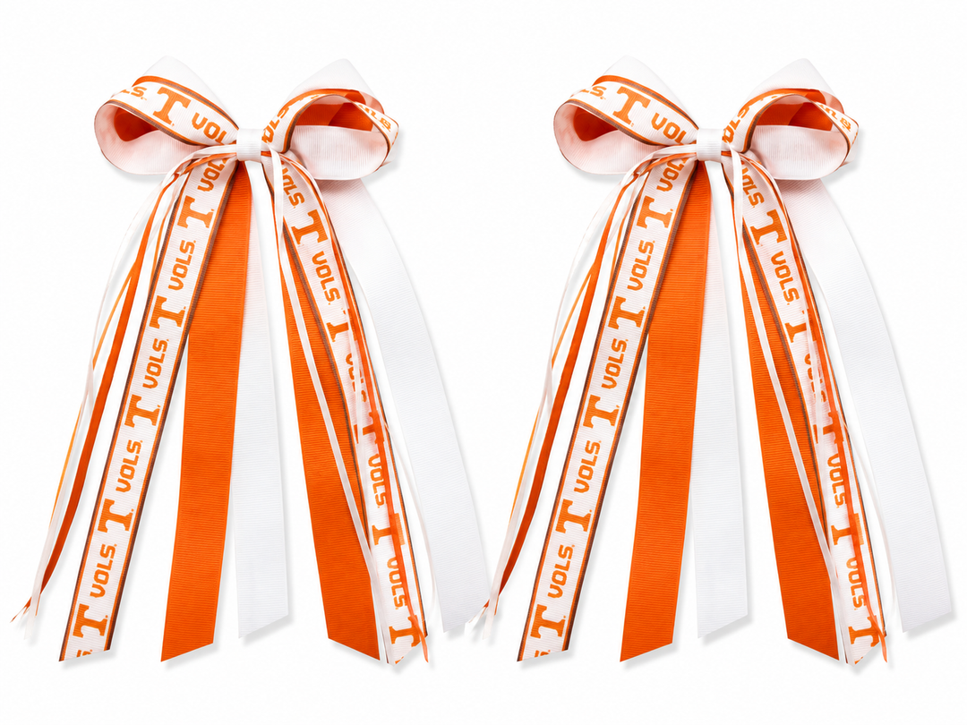 All Eyes On Orange Boot Bows