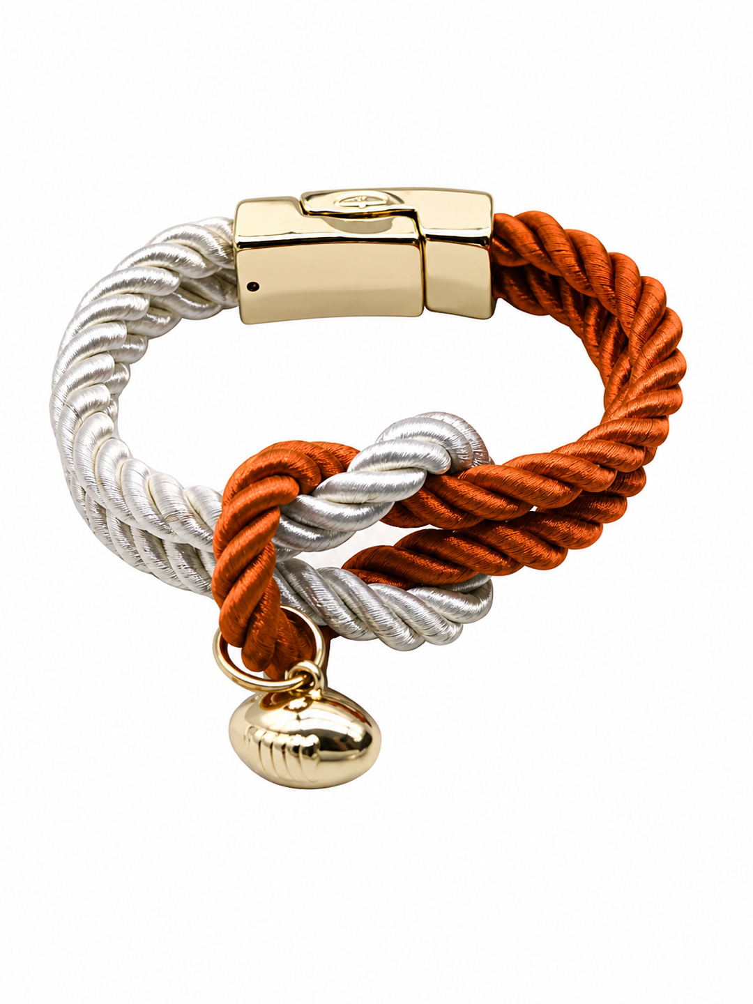 Full Count Two Tone Football Rope Bracelet