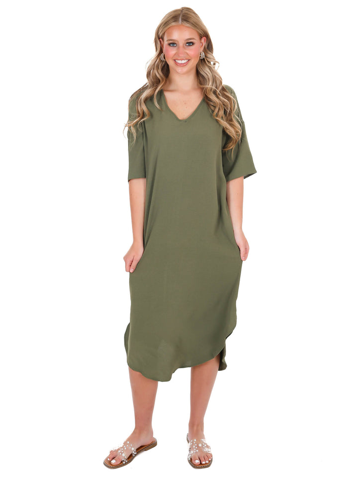 In My Element T-Shirt Midi Dress