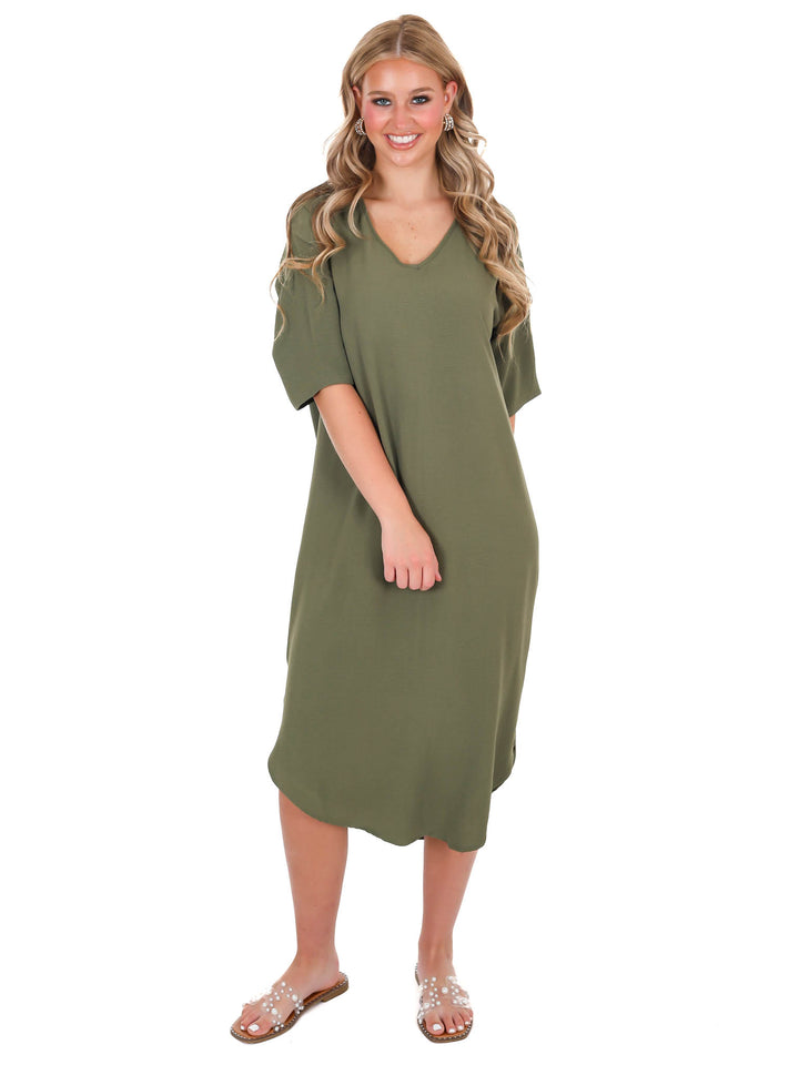 In My Element T-Shirt Midi Dress